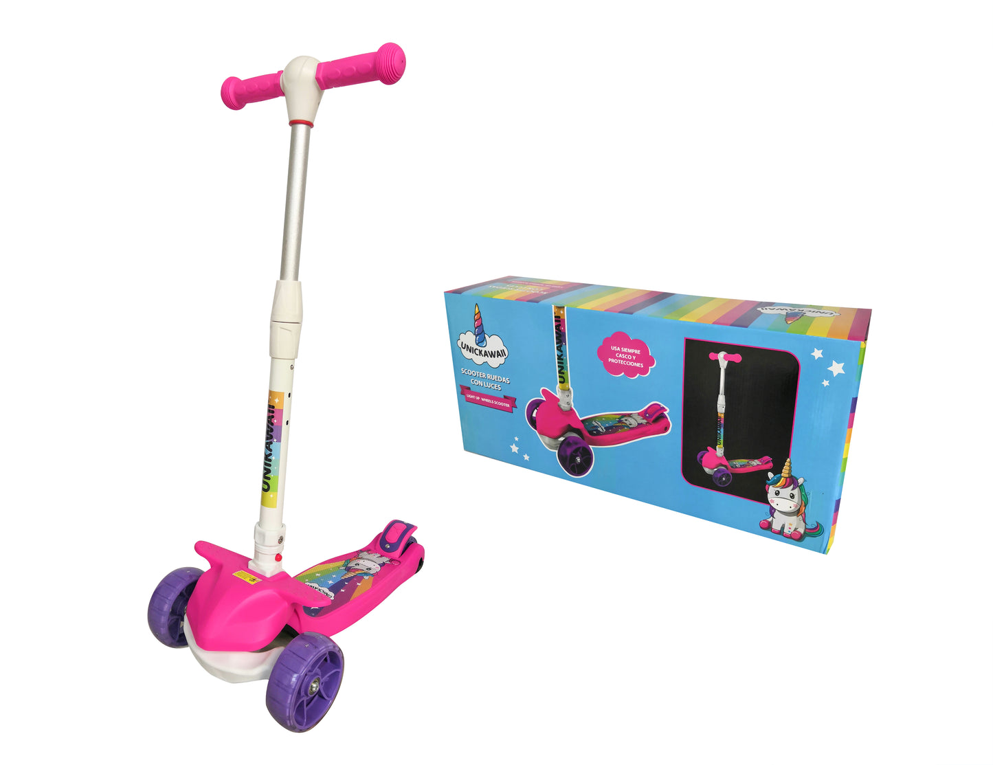 SCOOTER PLEGABLE UNICKAWAII