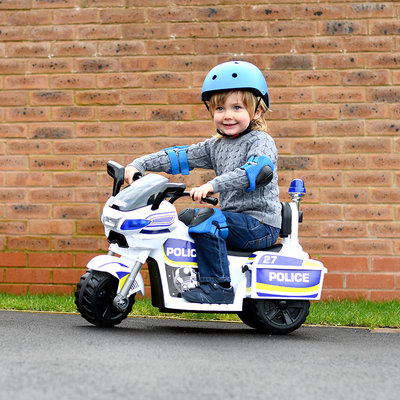 MOTOCICLETA A BATERIA POLICIA