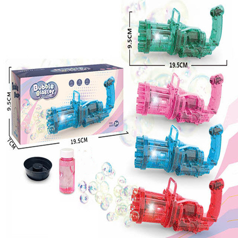 PISTOLA BURBUJA CON LUZ Y SONIDO