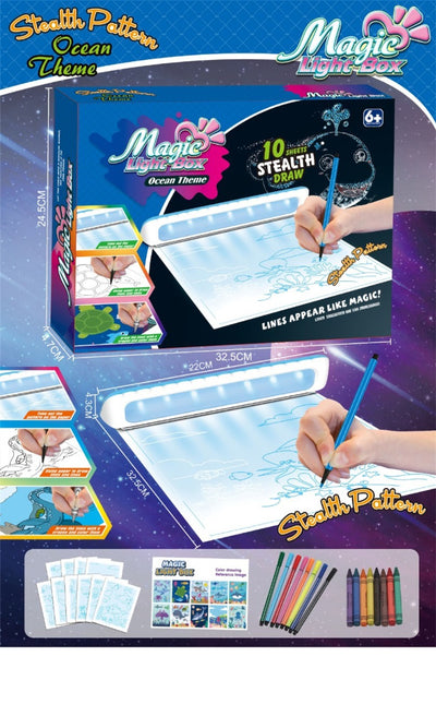 PIZARRA MÁGICA MAGIC LIGHT OCEAN