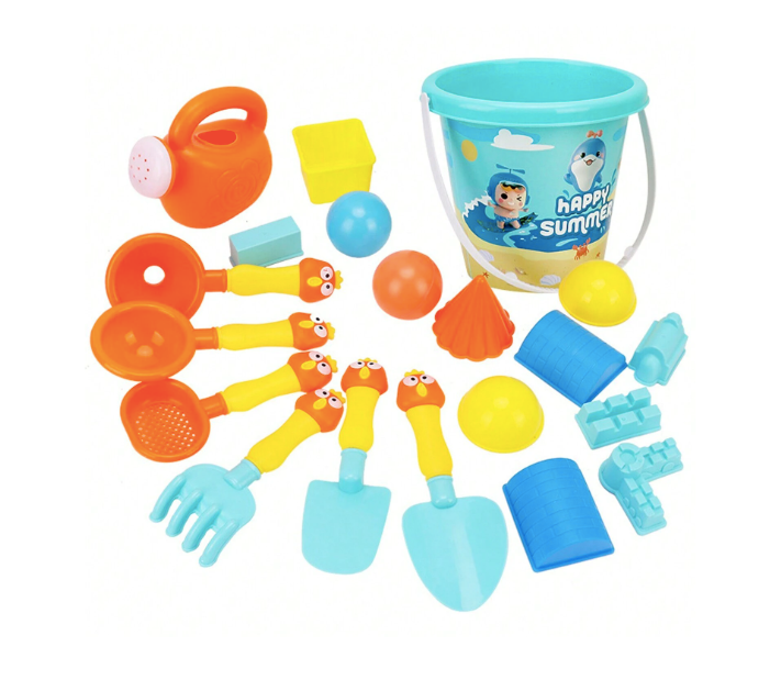 JUEGO DE PLAYA BALDE 20PCS