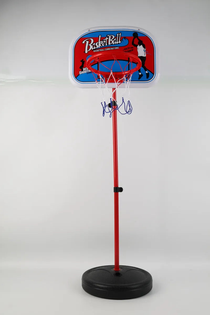 ARO DE BASQUETBALL CON PEDESTAL Y PELOTA