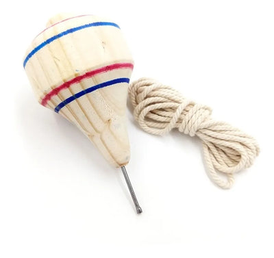 TROMPO JUEGO TRADICIONAL DE MADERA