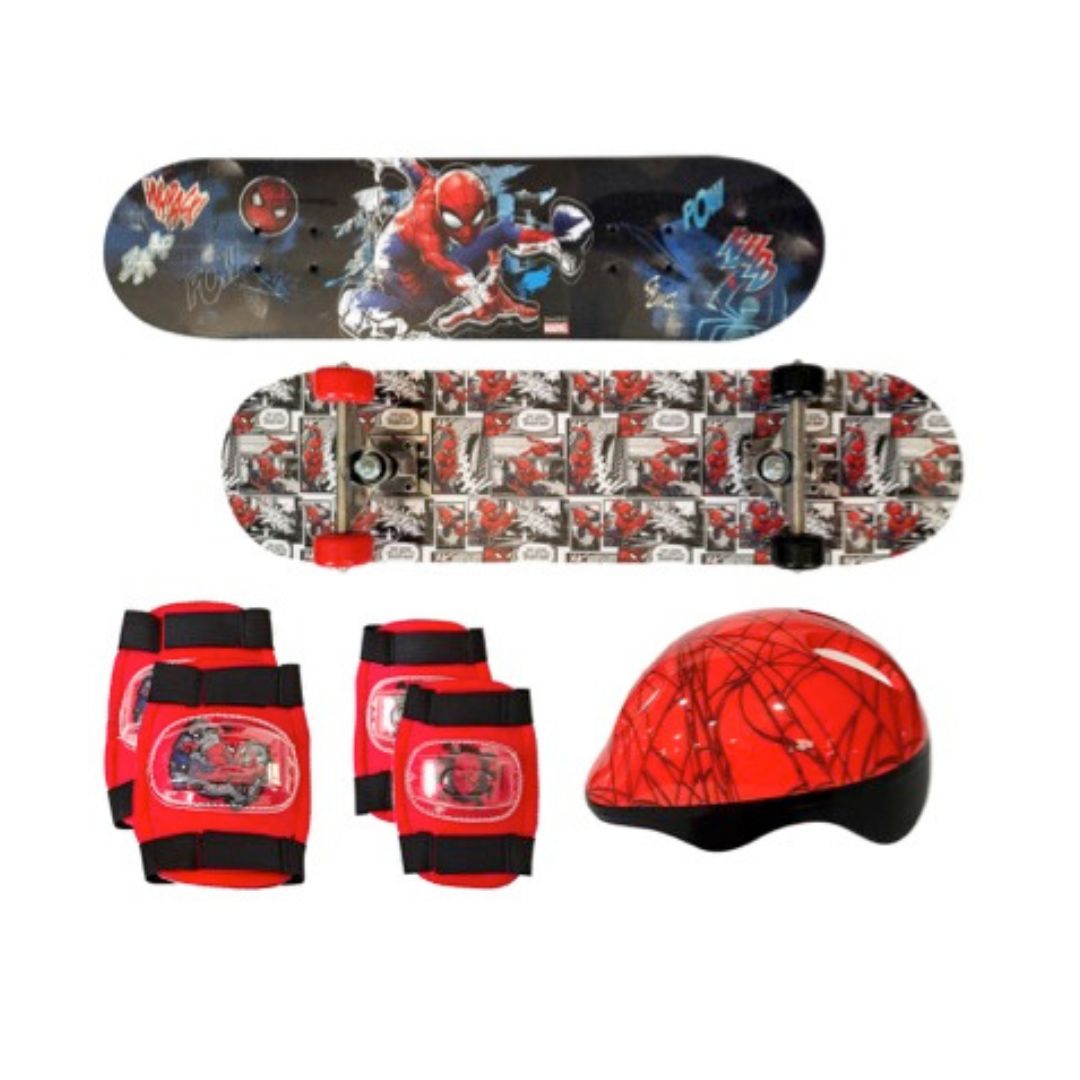 SKATEBOARD CON ACCESORIOS SPIDERMAN MARVEL