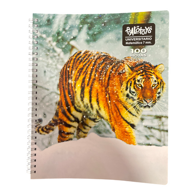 Embalaje Cuadernos universitario Balotoys 7mm 100 Hojas (60 unidades)