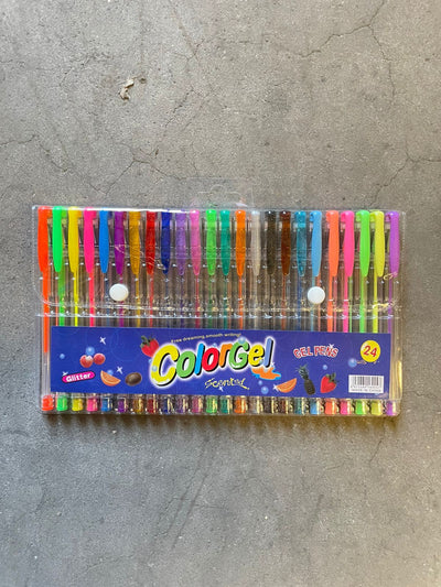 PACK SET 30 LAPICES COLORGEL 24 UN