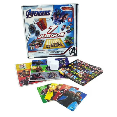 SET MULTIJUEGOS 7 EN 1 AVENGERS
