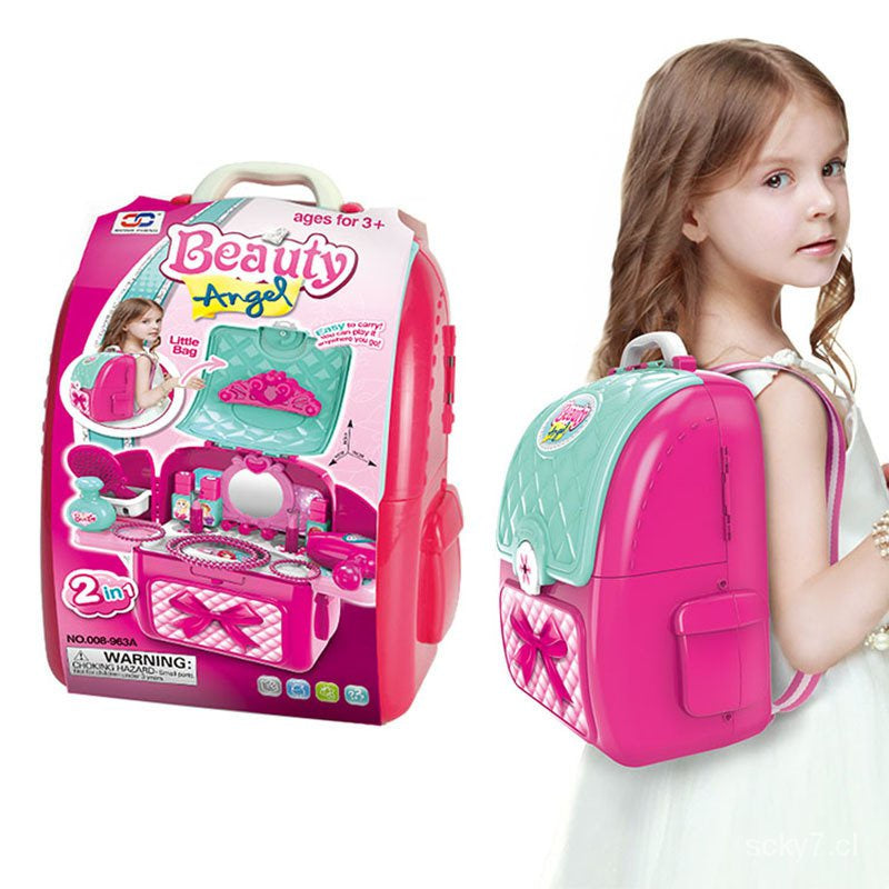 MOCHILA CON ACCESORIOS BELLEZA