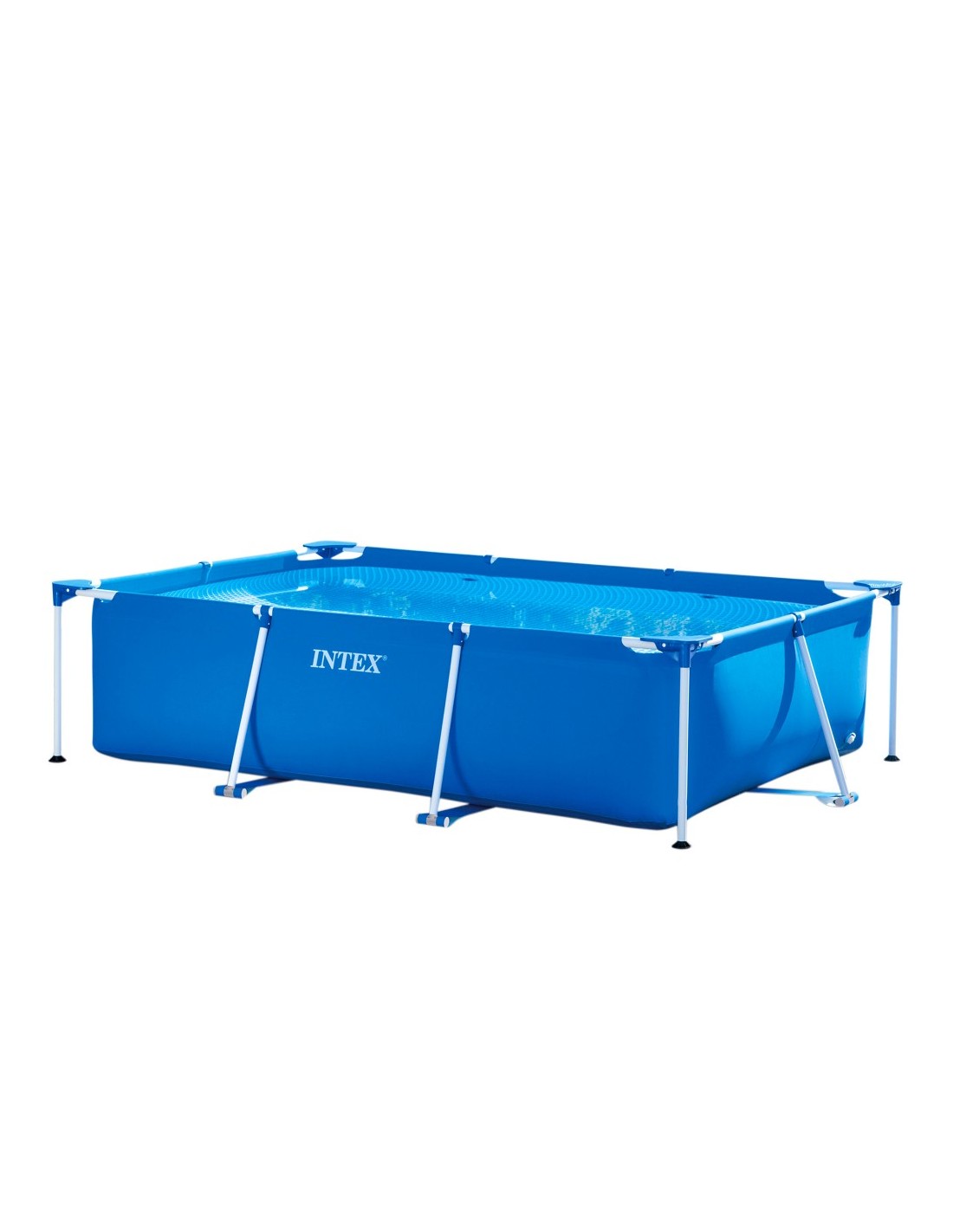 PISCINA DESMONTABLE PEQUEÑA RECTANGULAR INTEX METAL FRAME 2,2 METROS