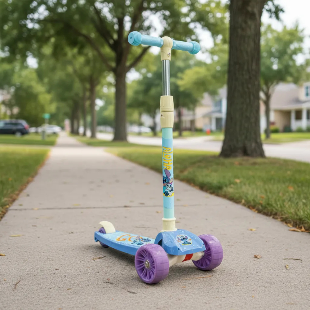 STITCH SCOOTER LUCES LED