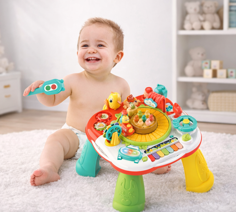Mesa de Actividades Educativa 7 en 1 para Bebés