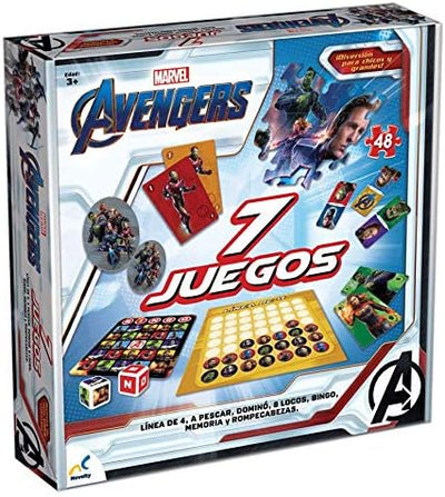 SET MULTIJUEGOS 7 EN 1 AVENGERS
