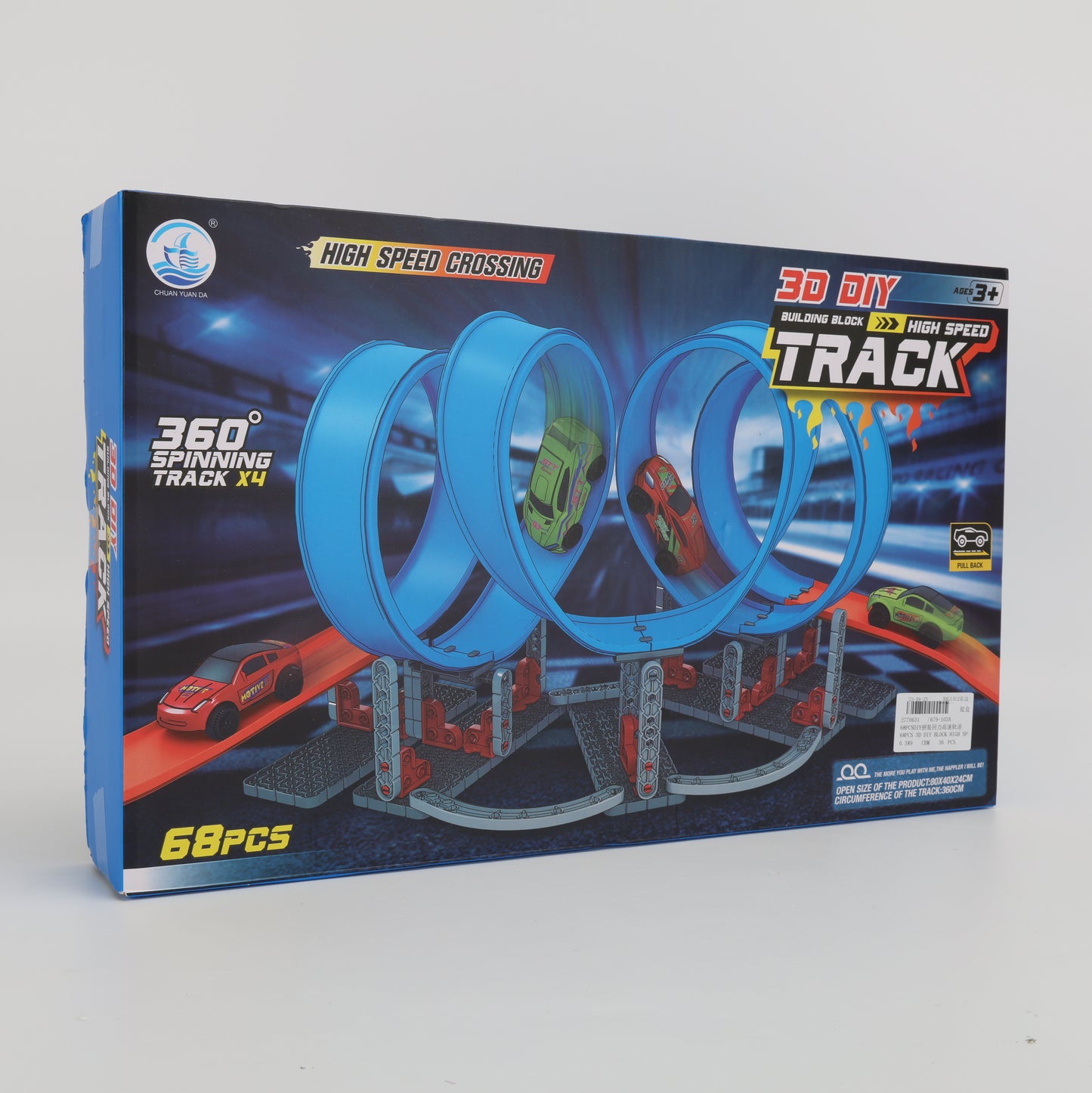 PISTA DE AUTOS 68PCS