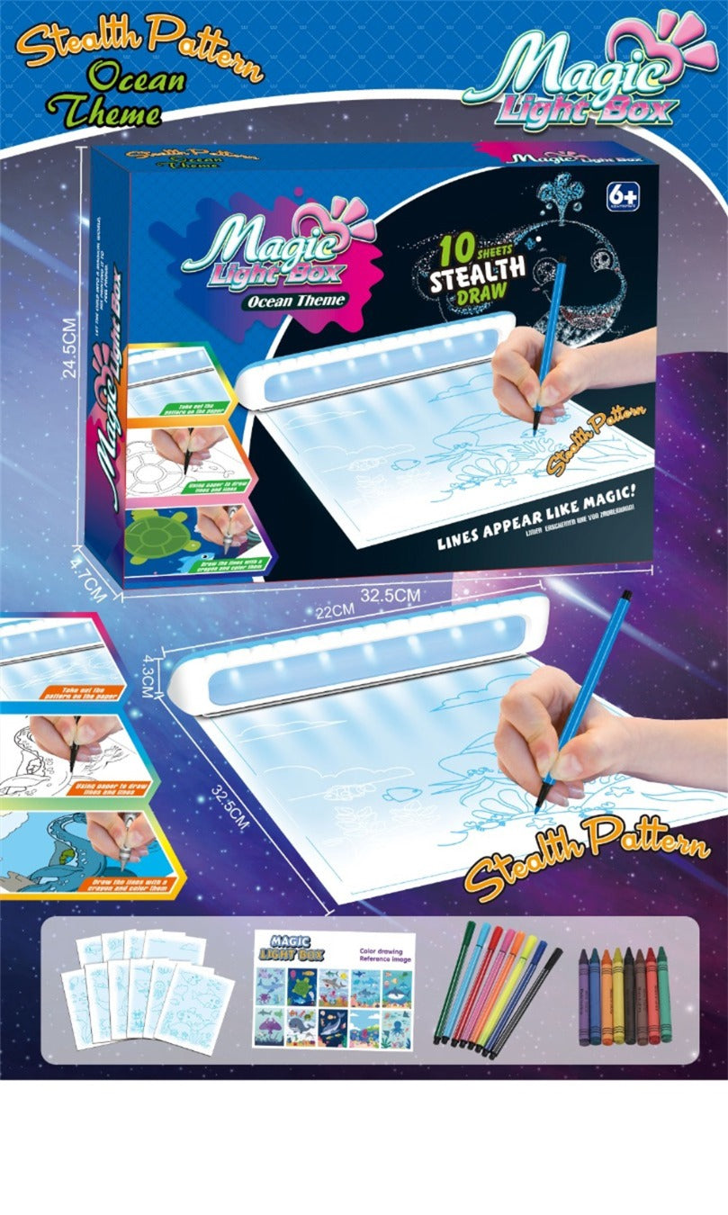 PIZARRA MÁGICA MAGIC LIGHT OCEAN