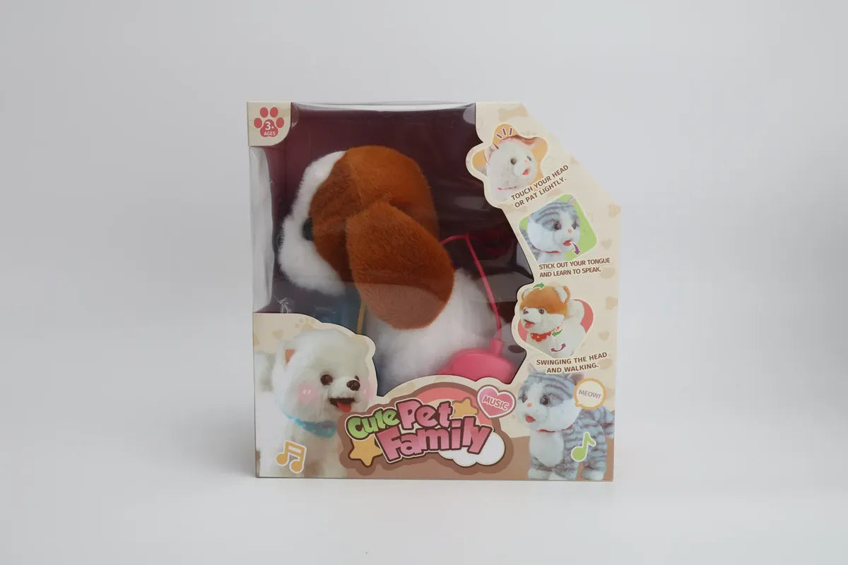 PELUCHE PERRITO INTERACTIVO  CUTE PET FAMILY