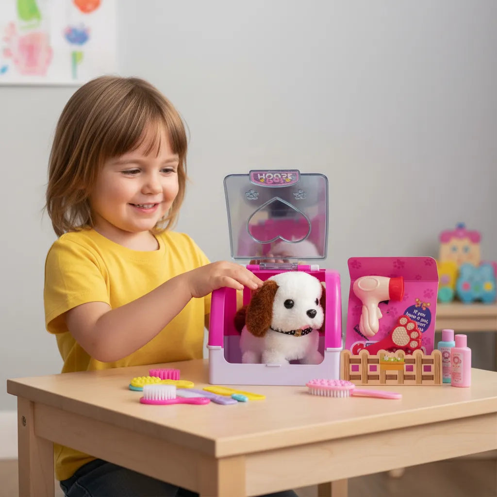 SET DE TRANSPORTE PERRO INTERACTIVO