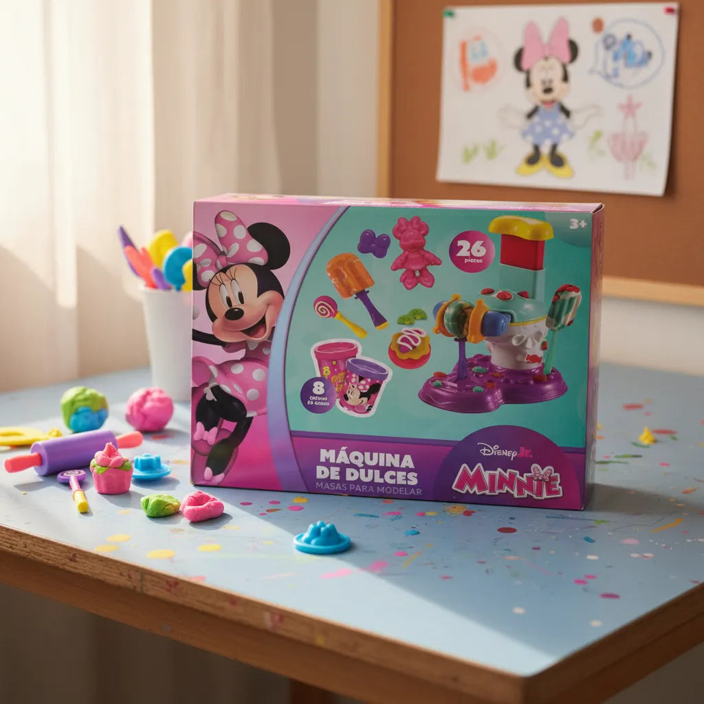 JUEGO MASAS / MAQUINA DULCES MINNIE-26 PZS