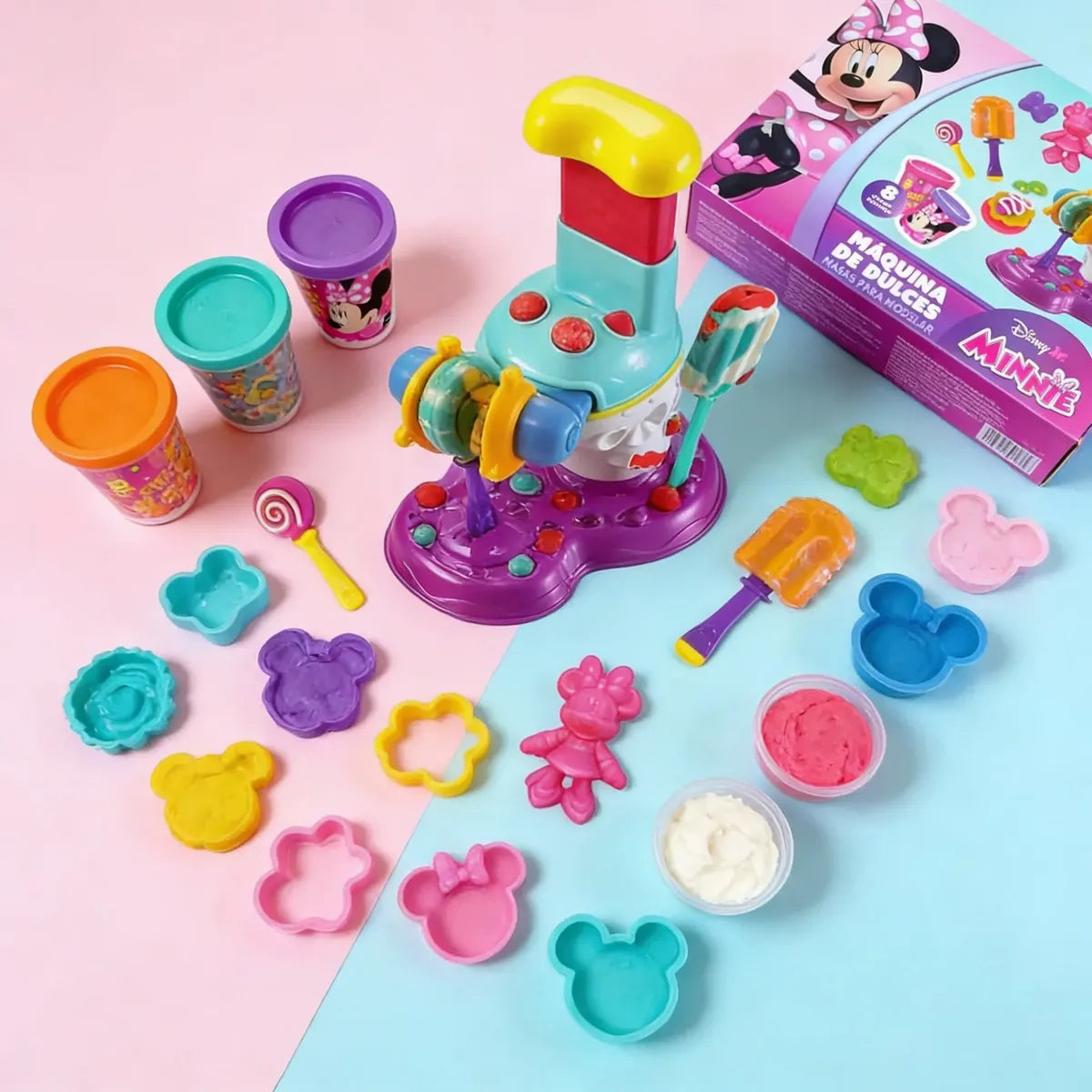 JUEGO MASAS / MAQUINA DULCES MINNIE-26 PZS
