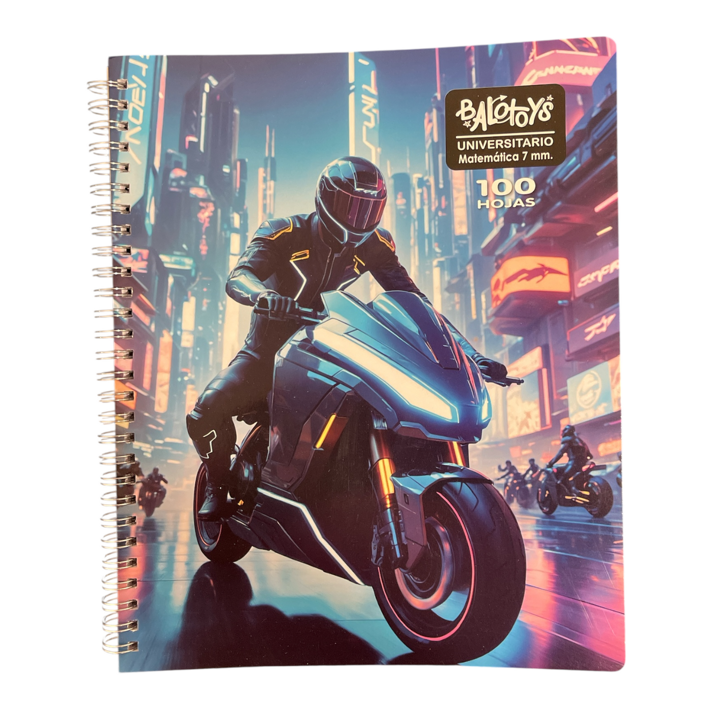 Pack 10 Cuadernos universitario Balotoys 7mm 100 Hojas