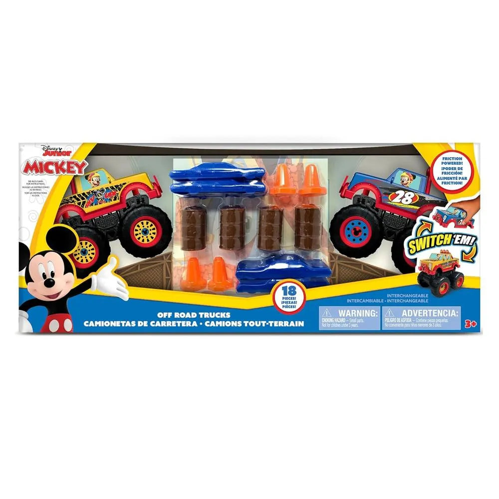 Mickey Set Camionetas De Carretera - Disney